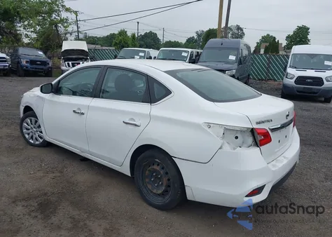 2017 Nissan Sentra S/Sv/Sr/Sl z USA, uszkodzony, nr VIN 3N1AB7AP1HY240083
